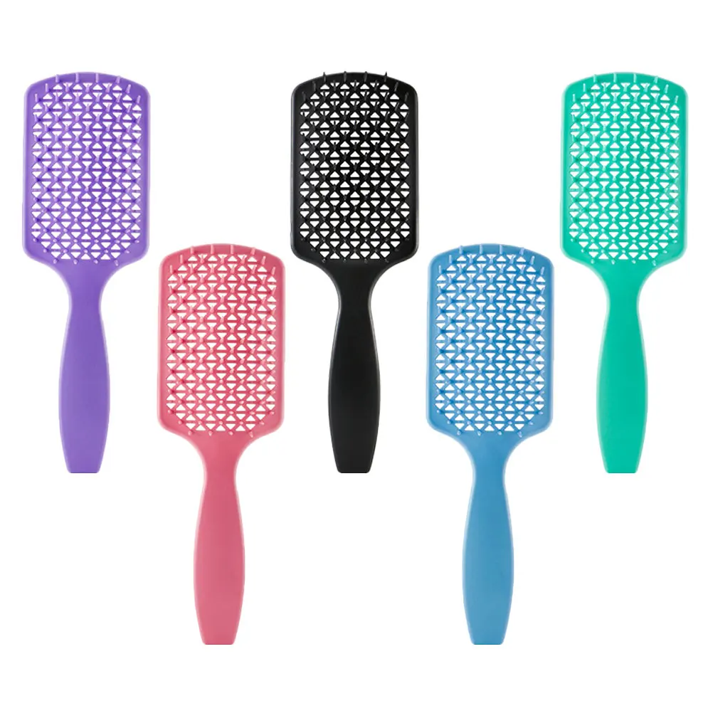 

5pcs Hair Set Salon-Grade Detangling Comb For Curly Hair Massage For Women Men Wet Dry Scalp Detangling Comb Care Gift