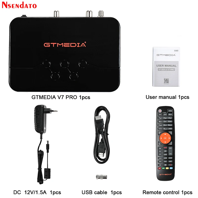 2020 جديد GTMEDIA V7 برو DVB-S/S2/S2X + T/T2 فك CA بطاقة الأقمار الصناعية استقبال التلفزيون المدمج في صندوق التلفزيون واي فاي ل H.265 Biss مفتاح يوتيوب
