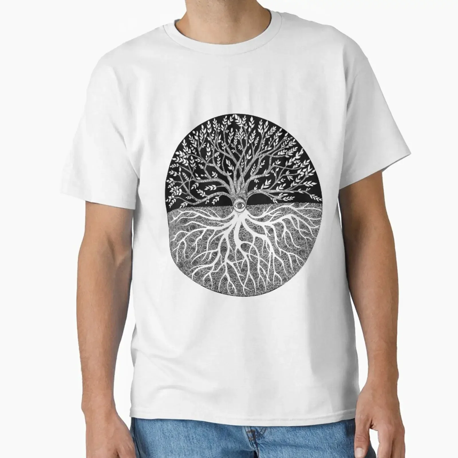 Druid Tree of LIfe designed and sold by BrendaErickson vintage Washed graphic Soft Breathable Versatile Stylish Comfortable