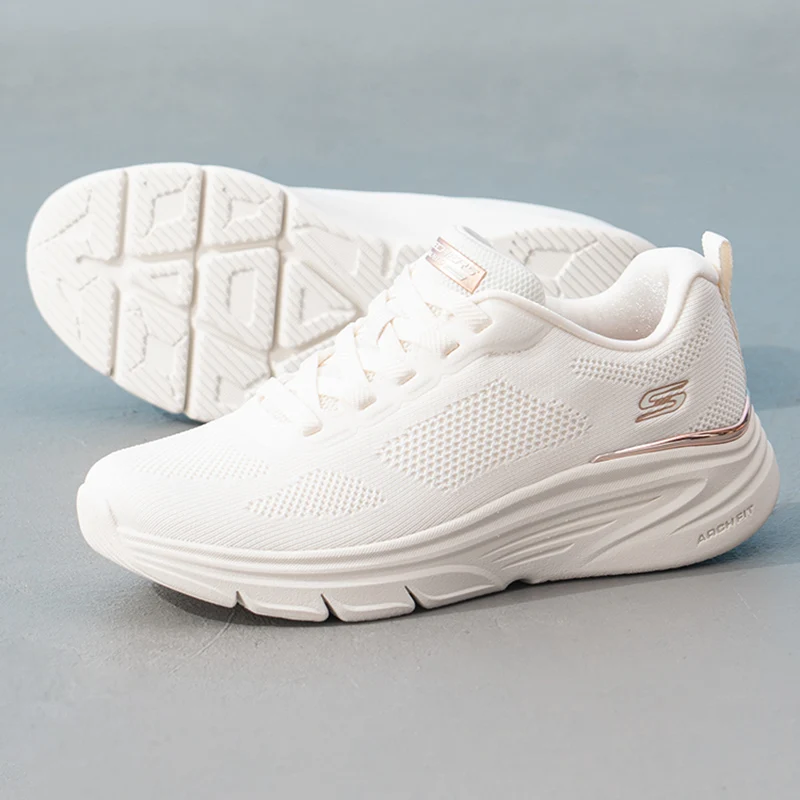 Женская спортивная обувь Skechers для бега, фитнеса, тренировок, прогулок, упражнений, с амортизацией, износостойкая, ды