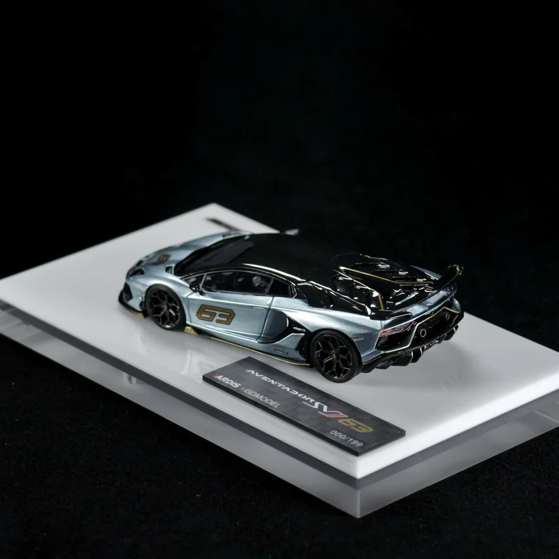 New In Stock Tardis 1:64 Lamborghini Aventador Svj #63 Resin