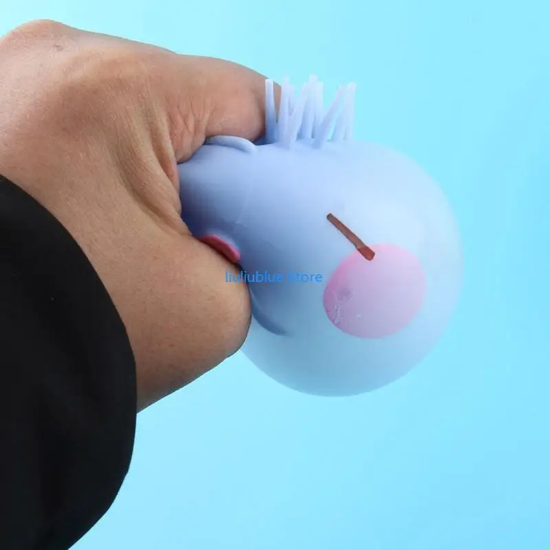 Mini palla decompressione gonfiabile lampeggiante cinghiale per alleviare lo stress 62CF