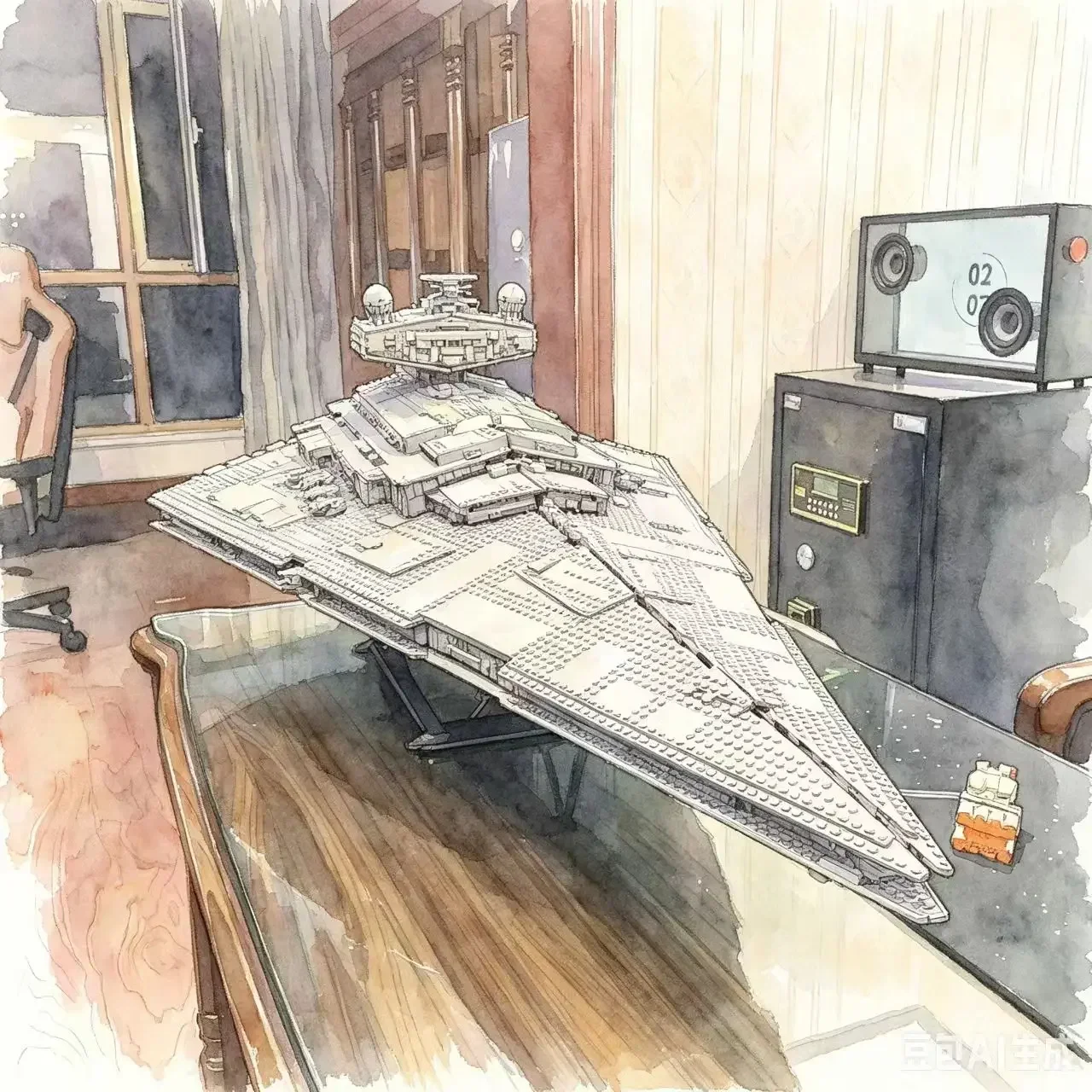2026 Moc 4784pcs Imperial Star Destroyer Compatible Building Blocks Bricks Toy Super Great Ultimate Spacecraft Christmas Gifts