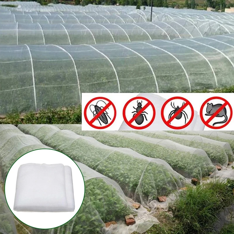 Garden Plant Insect Protection Net Vegetable Flower Fruit Care Cover Network Greenhouse Protective Net Pest Control Anti-Bird