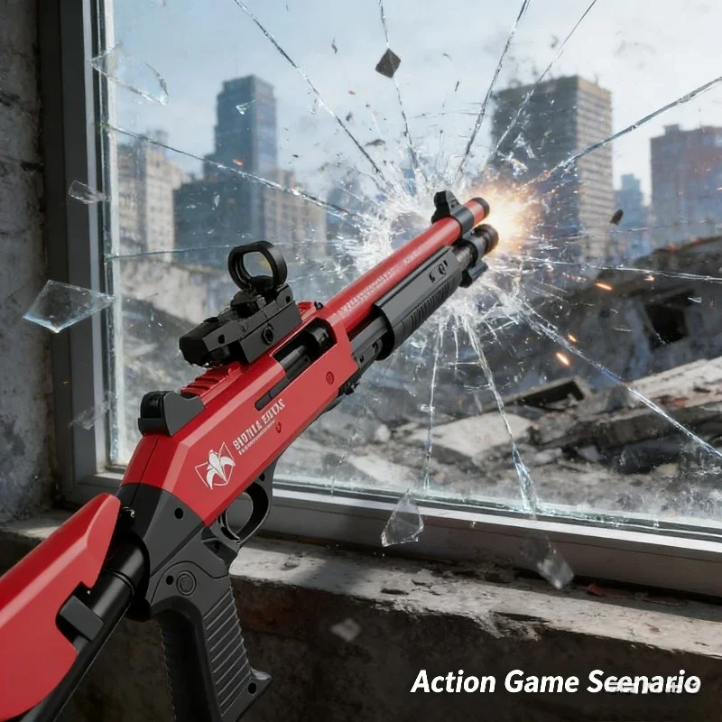 

XM1014 Soft Bullet Shell Ejection Toy Gun Model Manual Airsoft Rifle Foam Darts Blaster Armas For Adults Boys CS Fighting Go