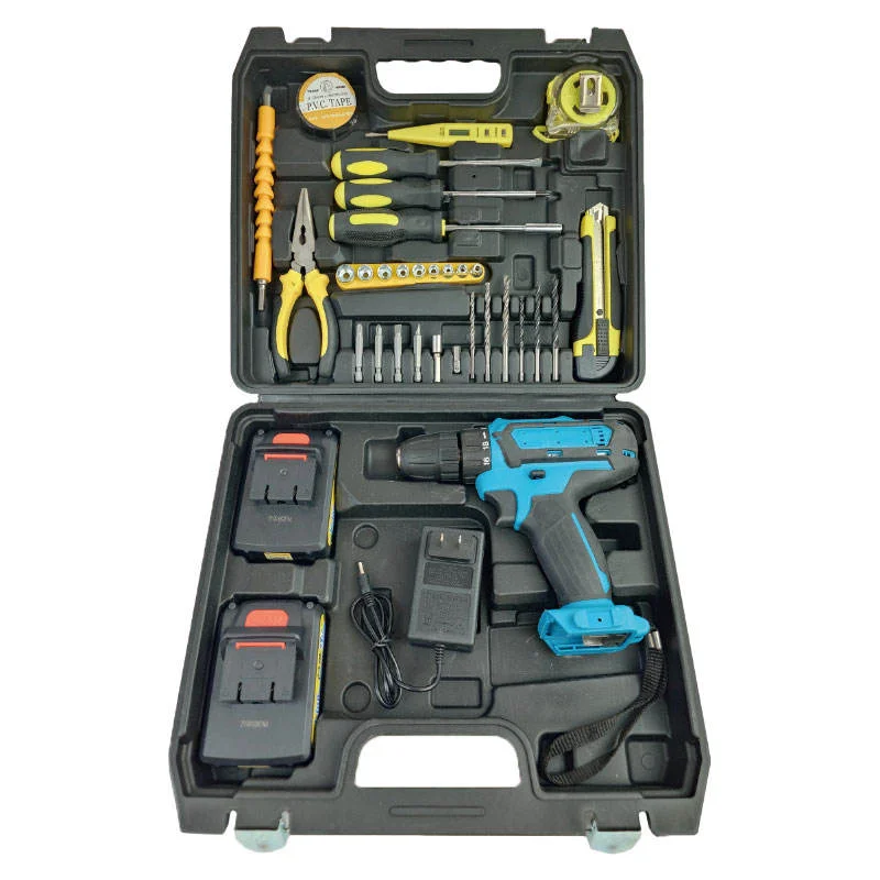 

Handheld electric drill, professional household cordless electric drill, high-quality 21v 10mm mini electric drill