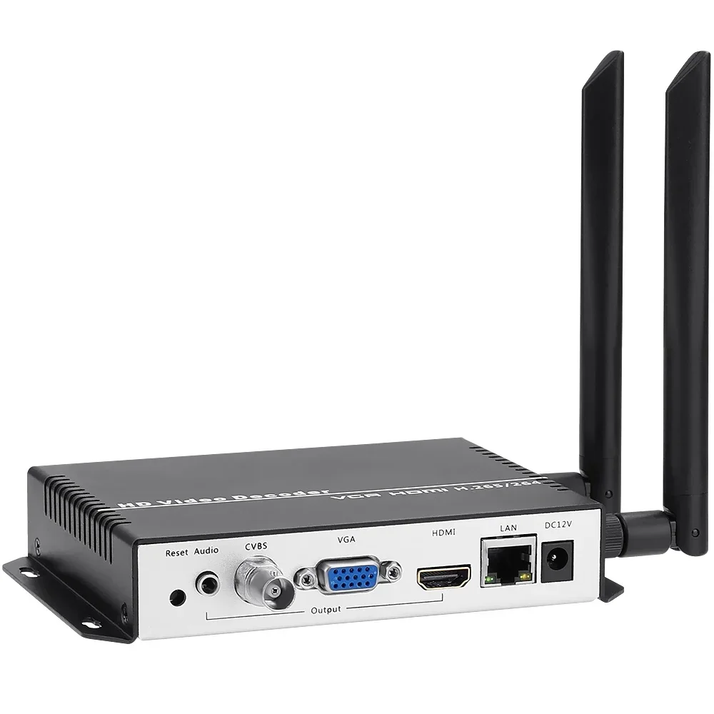 IP To HDMI Wireless Decoder HTTP RTMP RTP UDP Input 4K DecoderHot Sales