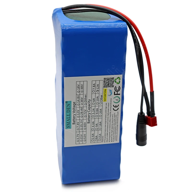 36V 40Ah 35Ah 30Ah 25Ah 23Ah 20Ah 15Ah 13A 10A Neuer 18650 Lithium-Akku 1000W Geeignet für verschiedene Elektrowerkzeuge + 3A-Ladegeräte