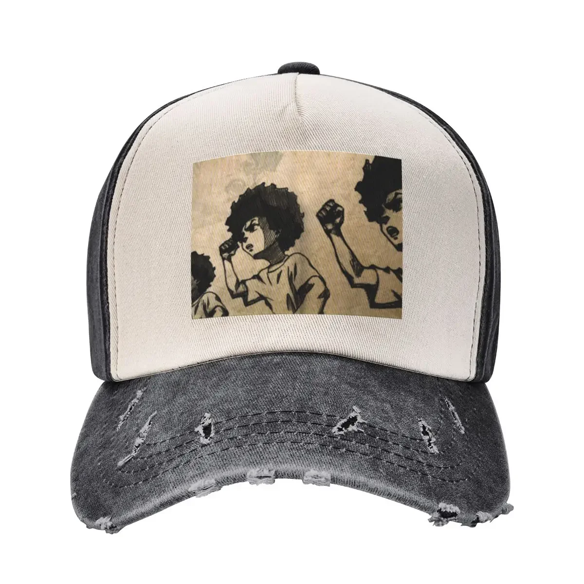 The Boondocks Huey Freeman Baseball Cap Gentleman Hat Hat Beach foam party Hat Sports Cap Caps Women Men's