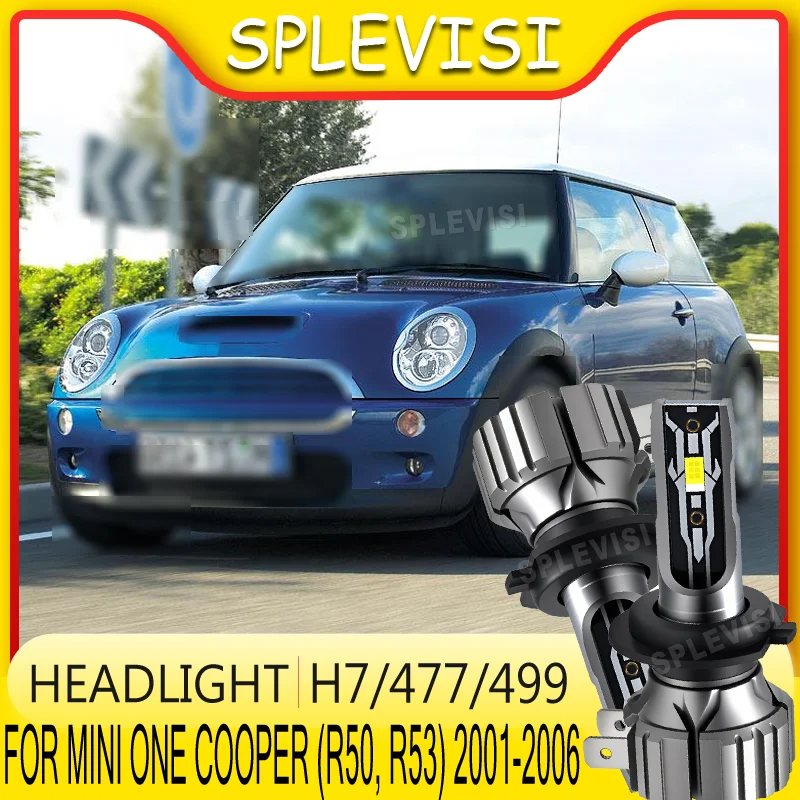Energy-Saving No Delay Powerful Headlight Long Life Stable Lighting For Mini One Cooper (R50, R53) 2001 2002 2003 2004 2005 2006