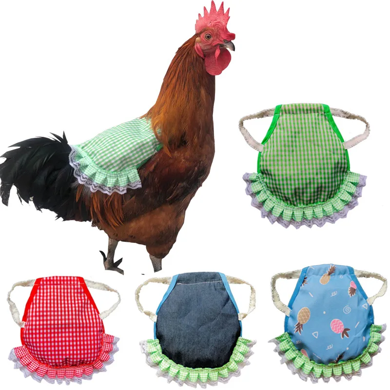 

Chicken Saddle Apron Practical Adjustable Hen Back Jacket Chicken Harness Vest Poultry Apron Protecting Feathers Pet Clothing