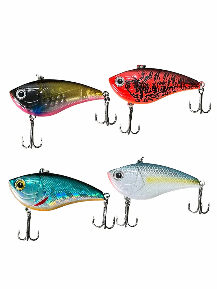 Neue VIB Angeln Locken 4,8 cm 6,8 cm Vibration Künstliche Wobbler Eis Harten Köder Kunststoff Crankbait für Bass Hecht barsch Tackle Meer – Detail 7