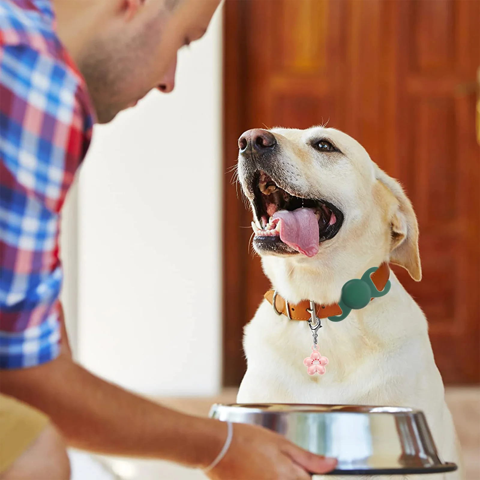 

2pcs Pet Protective Case Silicone Tracer Cover for Collar Holder Small Durable Lightweight Cover Simple Design