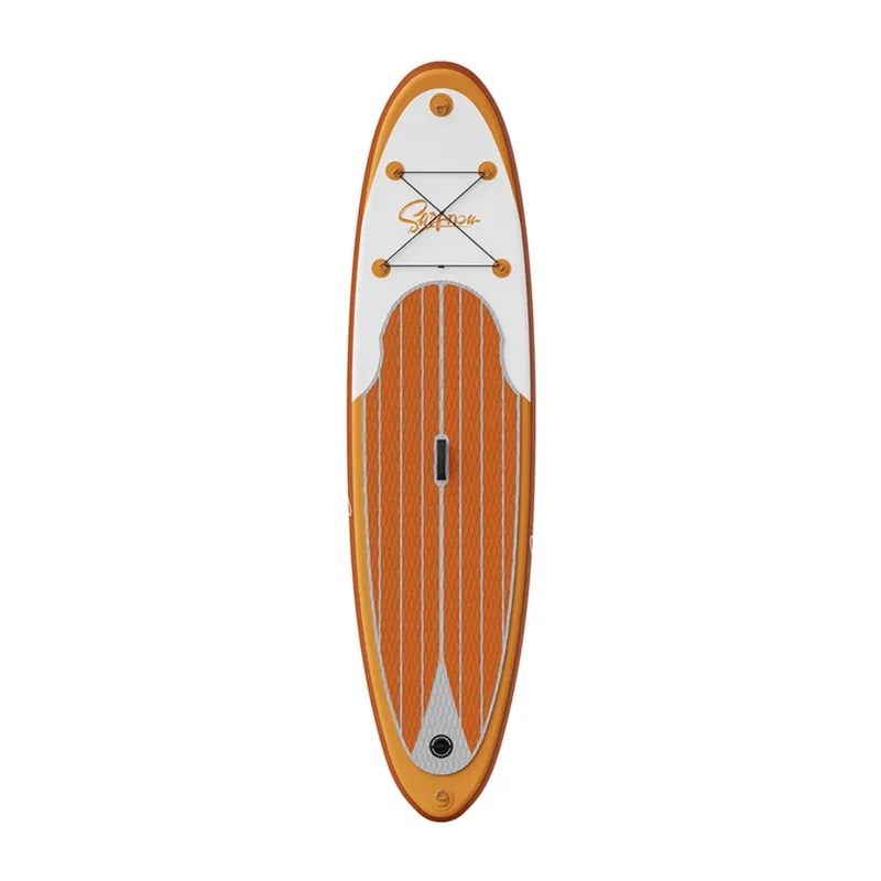 10 Feet Single‑Layer Inflatable Stand Up Paddle Board with Paddles for River Cruising