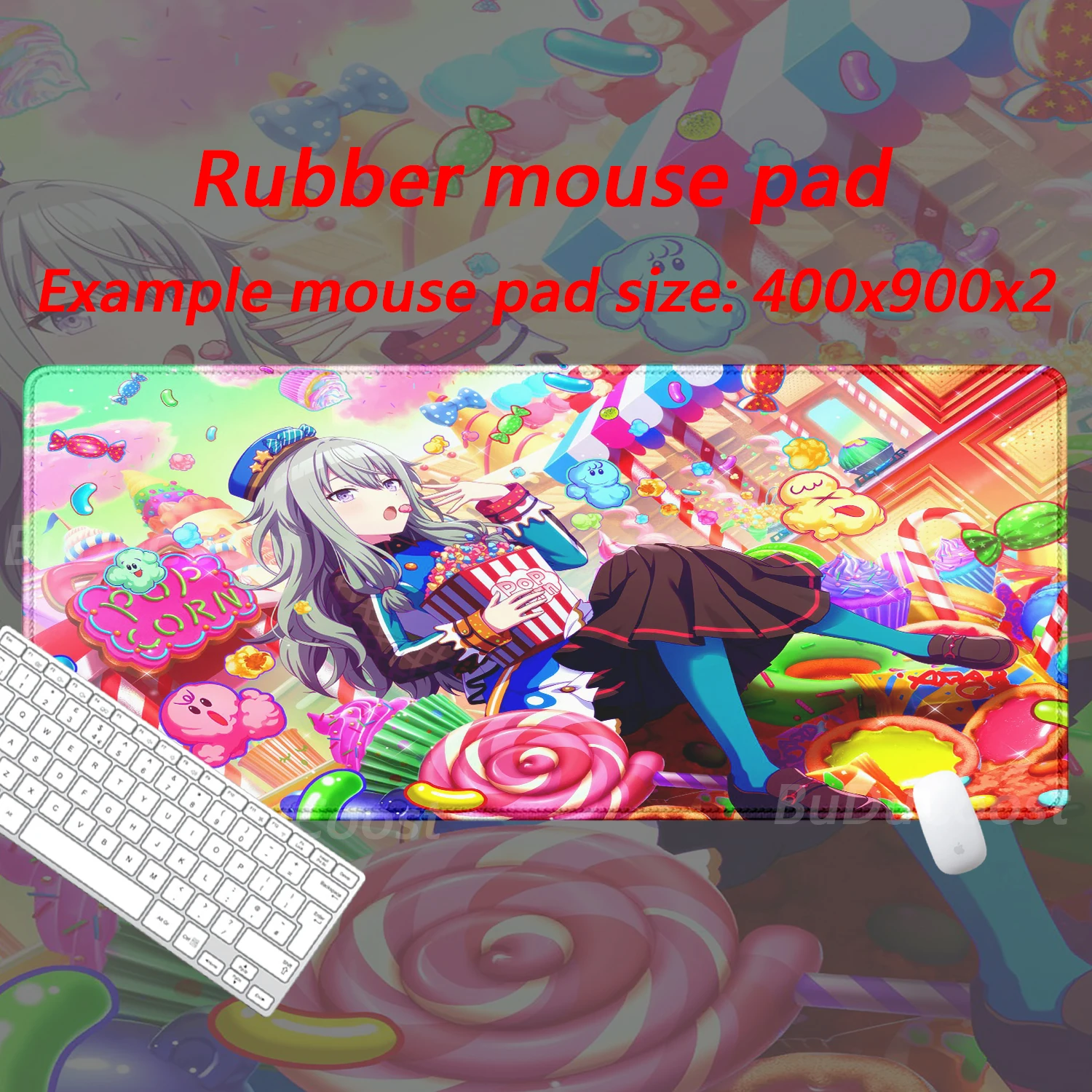 Tsushima Yoshiko High definition printing Best Sellers Mechanical Keyboard XXL Locking Edges Large games accessories Mouse pad