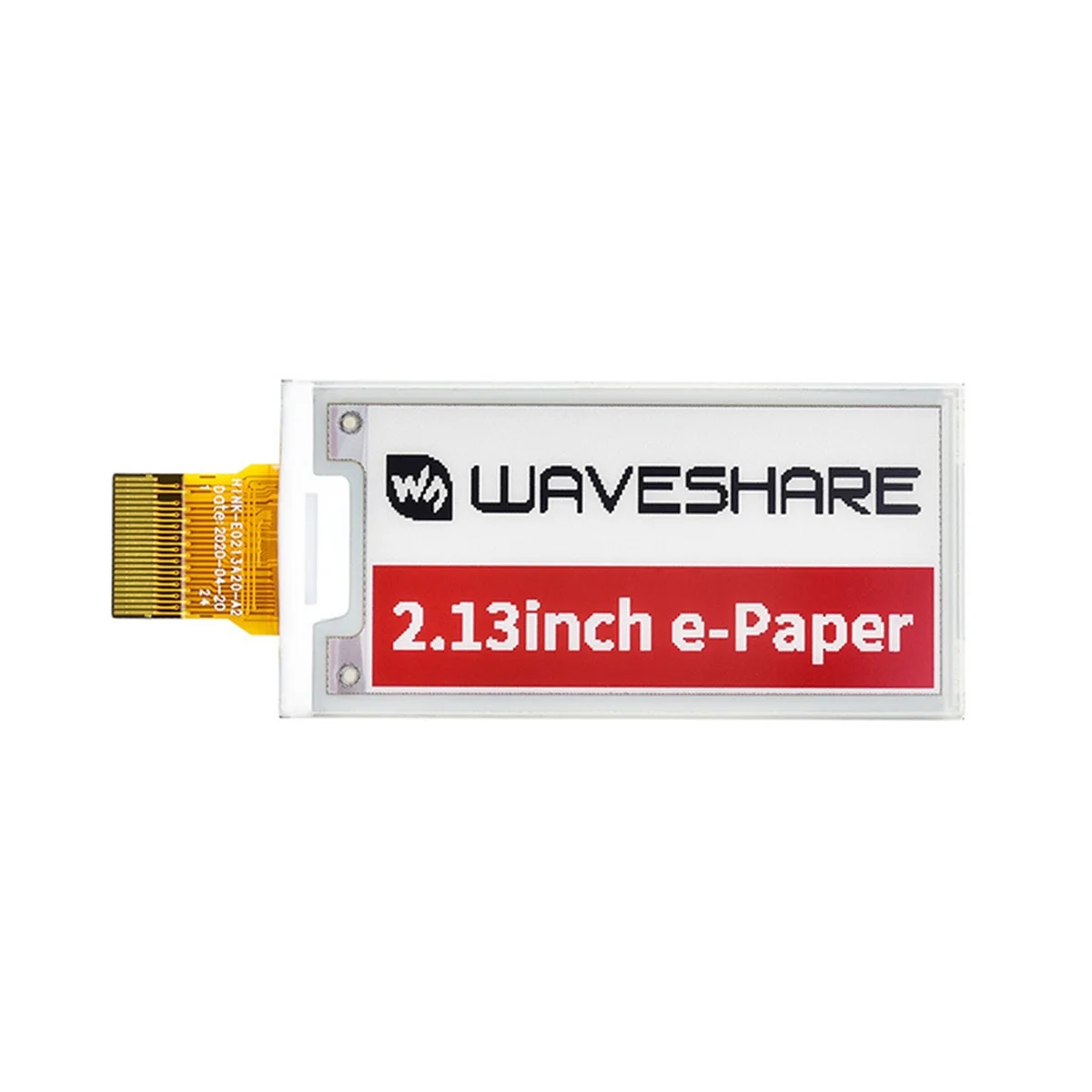 POSV-Waveshare Layar Tinta 2.13 Inci Kertas Elektronik Layar Tampilan Label Harga Elektronik 250X122 Piksel SPI Eink Tampilan Mentah