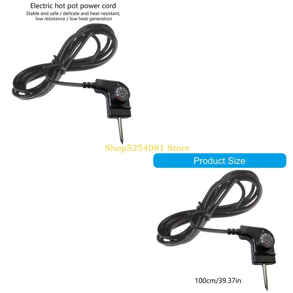 AXYC 1 Meter Long Power Supply Cord Offering 5 Stage Temps Control Flame Retardant Cover for Home Appliances