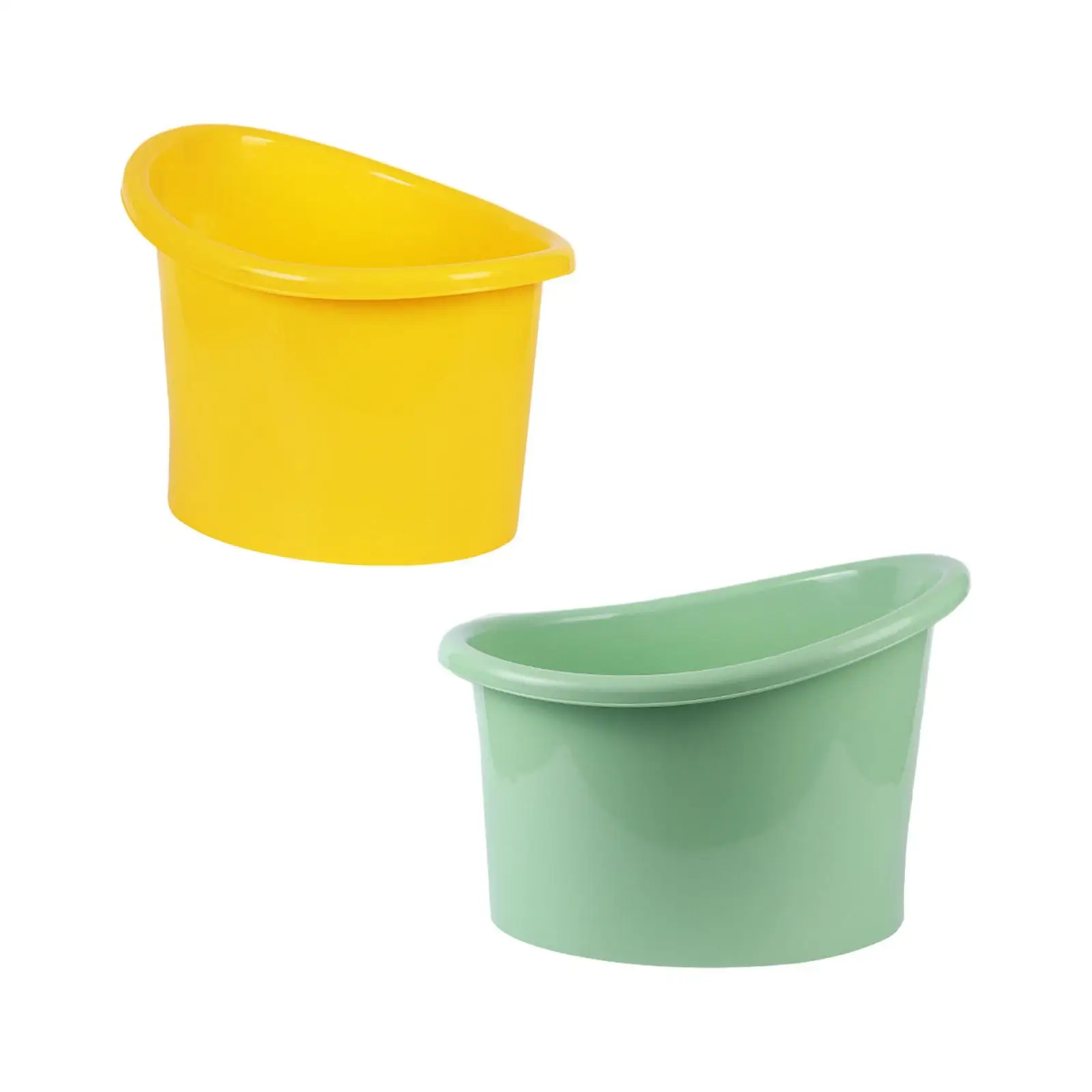 Baby Tub Bucket Anti Slip Bathroom Accessories Upright Bathing Seat Baby Shower Bucket for Newborn Gifts Babies Kids Infants