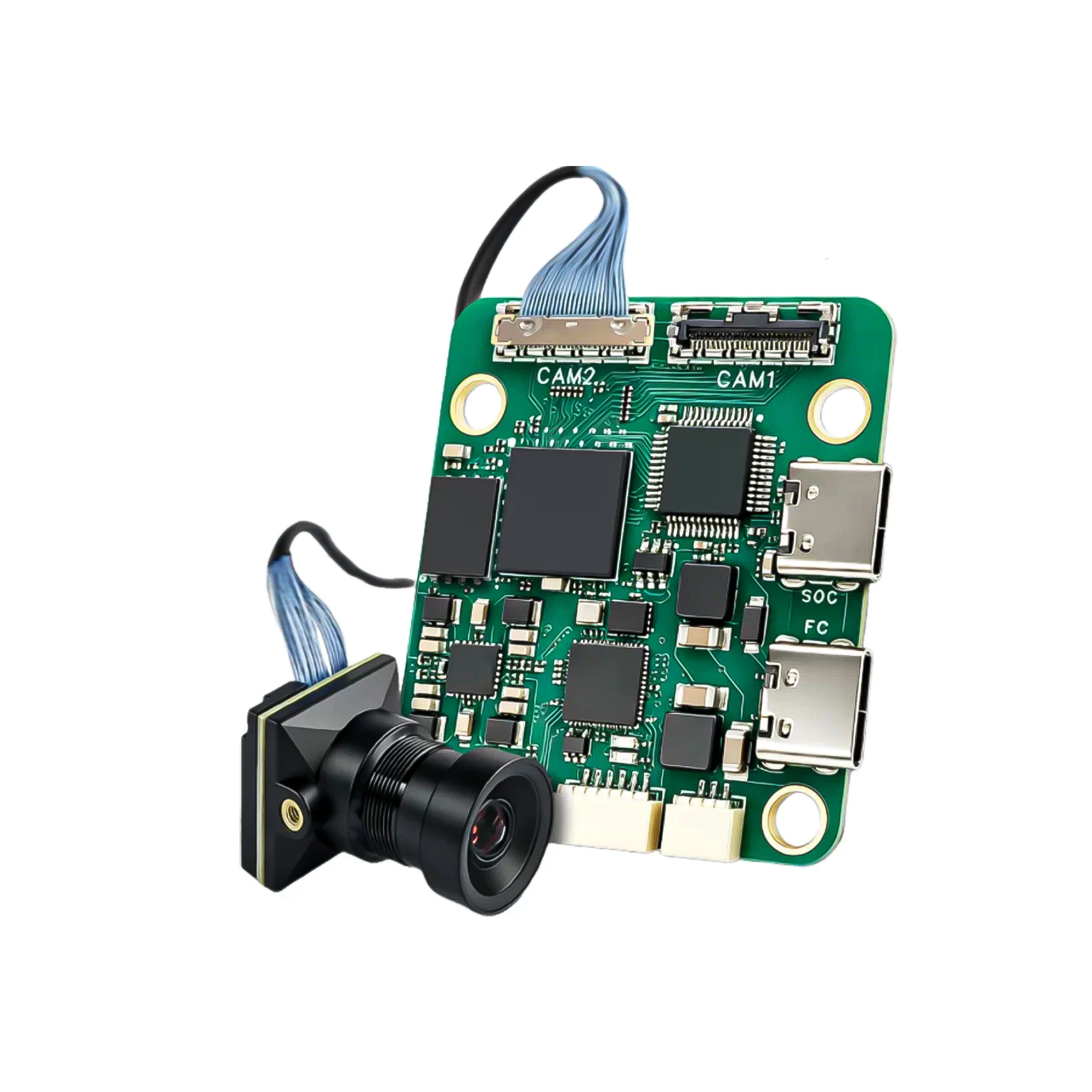 Flight Controller AI+ BetaFlight Terminal Guidance Module with  FPV Camera 4mm Lens for RC Racing Drone