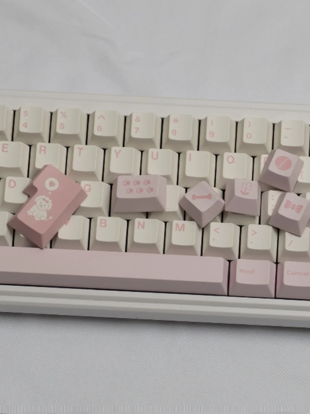 Conjunto completo de personalização de teclado mecânico de sublimação de cinco lados PBT original