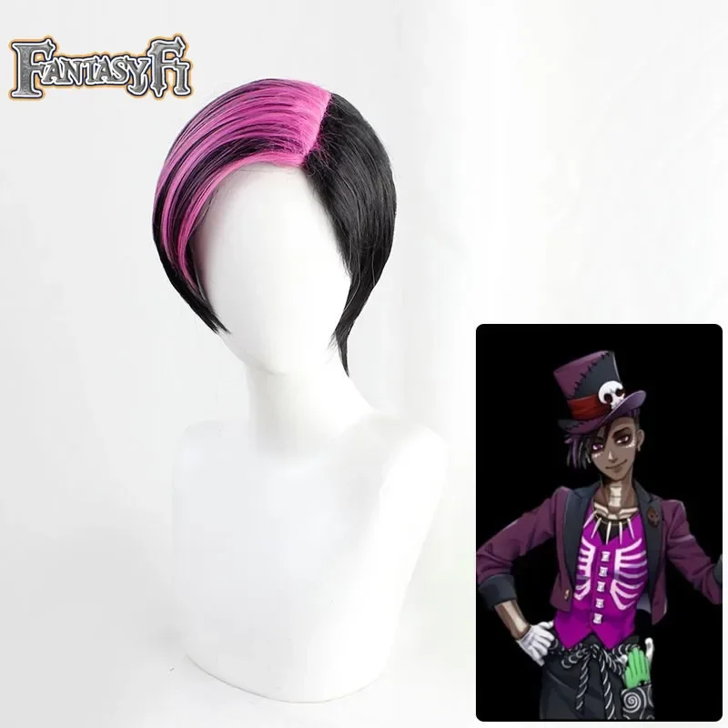 Perruque de Cosplay torsadée du pays des merveilles, perruque de princesse et de la grenouille Dr Facilier, cheveux synthétiques résistants à la chaleur, jeu de rôle pour fête de carnaval d'halloween