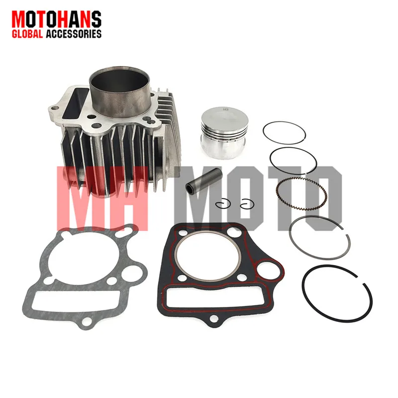 

152FMH CD110 C110 52.4MM CYLINDER AND PISTON KIT WITH 13MM PIN 4T 110CC ENGINE PARTS FOR CUBS ATV CROSS DIRT BIKE