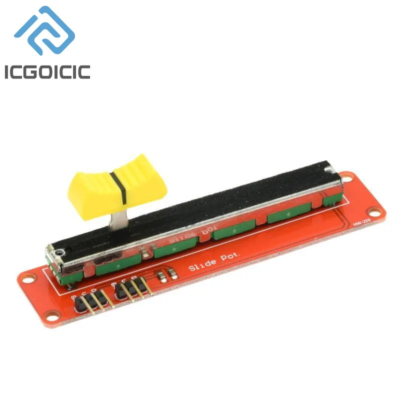 مقياس الجهد المنزلق 10K وحدة خطية مخرج مزدوج لكتلة Arduino الإلكترونية