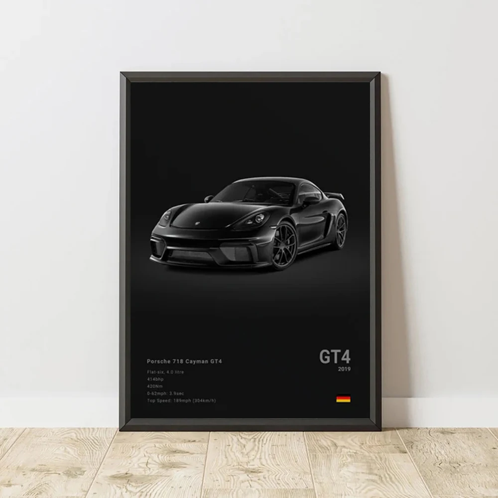 Famous Cars F80 M3 8R SENNA Canvas Wall Art Print Poster 675LT CHIRON Decorative Mural Modern Home Decor Birthday Gift Unframed