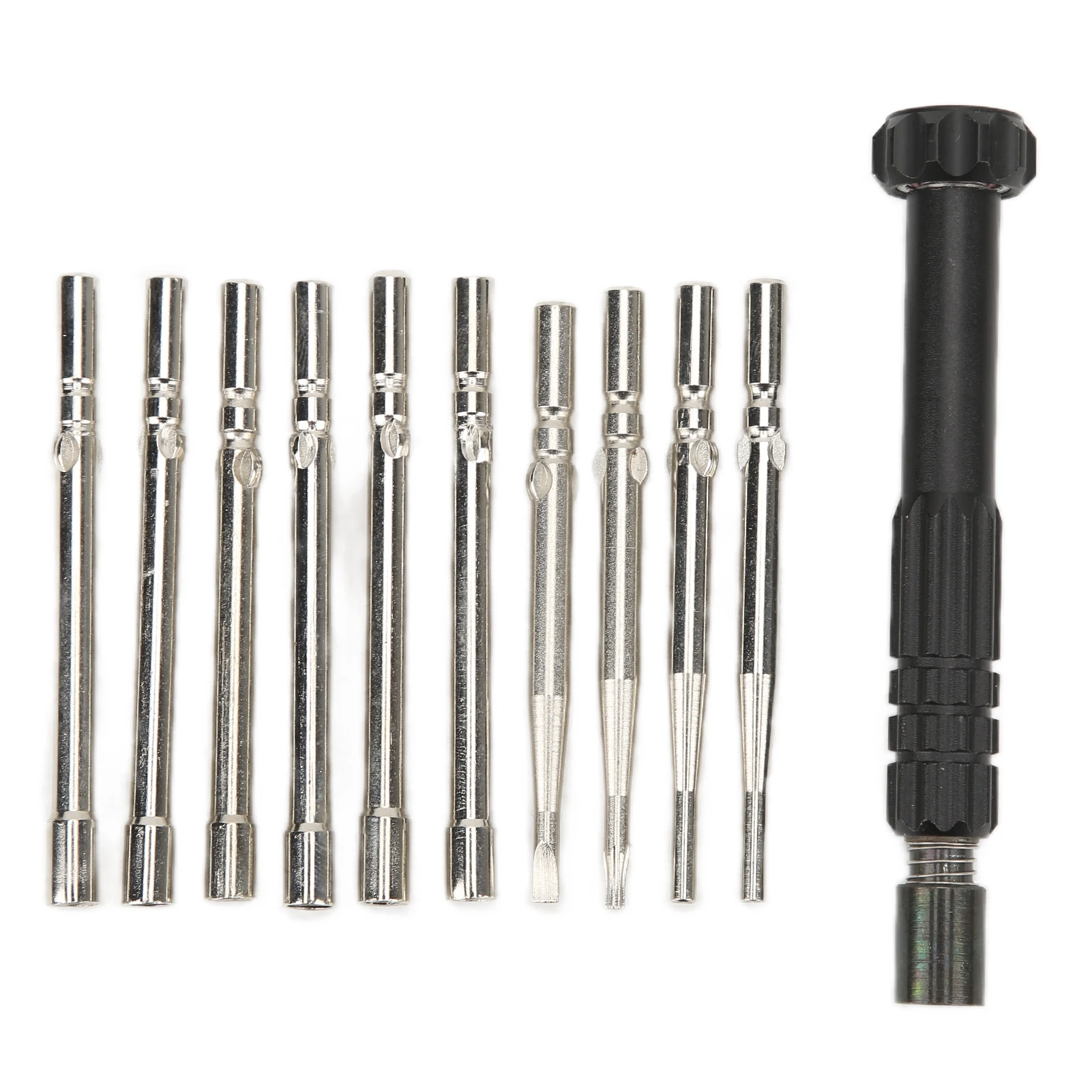 12PCS Carb Handle Screwdriver Carburetor Adjustment Screwdriver with Adapter Handle Metal Maintenance Repair Tool Kit