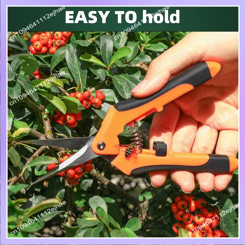 N83R 3 Pack Garden Pruning Shears, Stainless Steel Garden Shears, Gardening Shears, Gardening Scissors, Garden Scissors Easy To