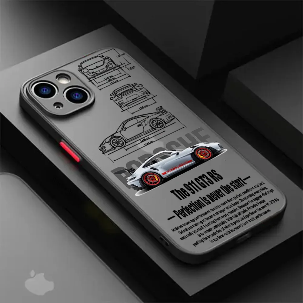 Sports GT3-RS Phone Case For Samsung Galaxy S25 S24 S23 S22 S21 S20 S10 FE Note20 Plus Ultra Lite 5G-Supercar-911-Cover