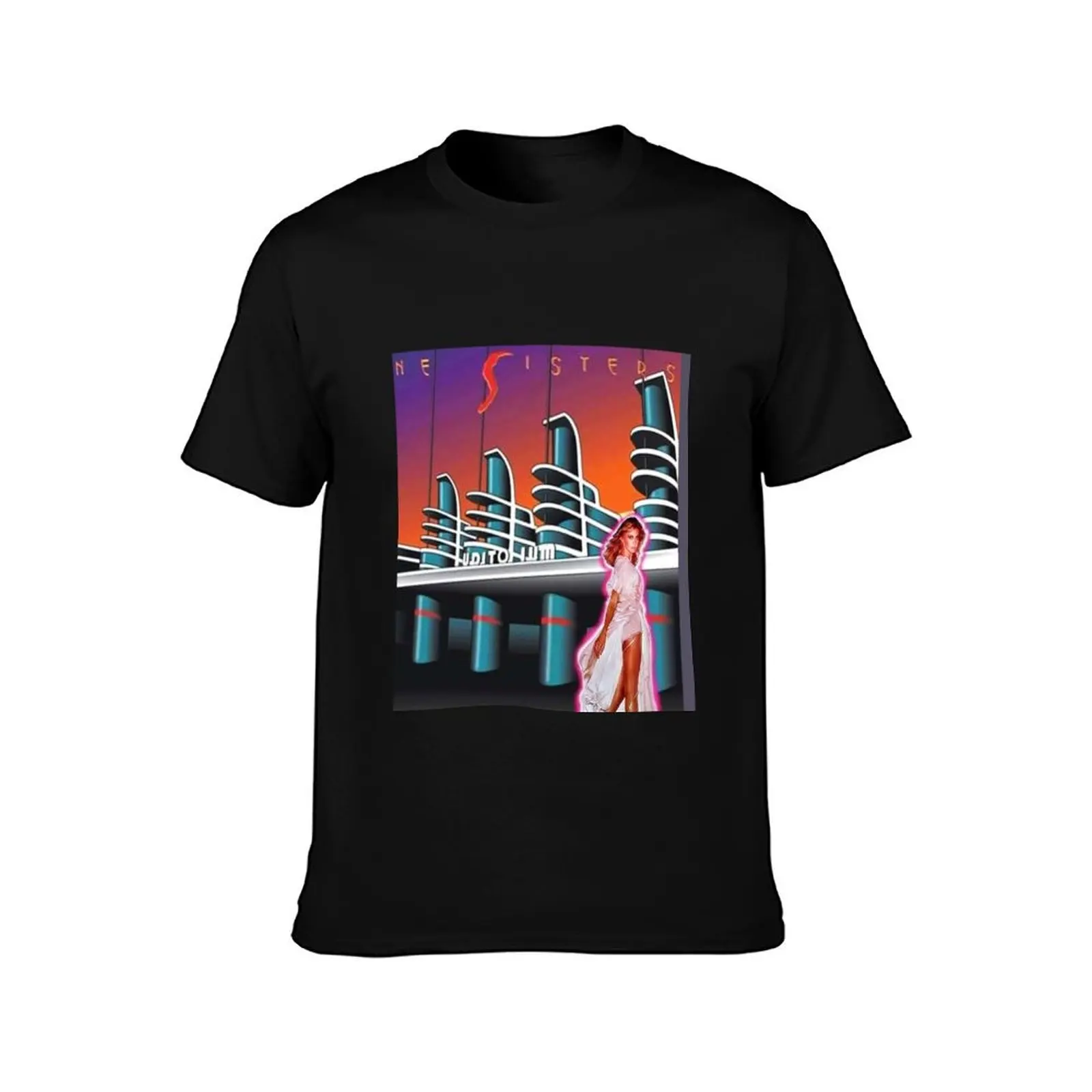 Olivia Newton-John - Xanadu - Nine Sisters T-Shirt Summer Casual Cotton Tee Oversized Streetwear Tops Vintage Graphic Print