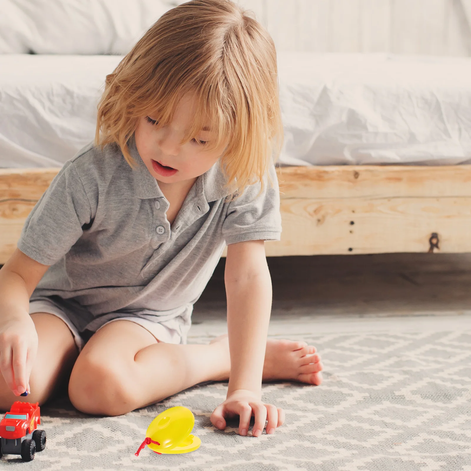 

24Pcs Colorful Castanets Kids Musical Instrument Small Percussion Hand Clapper Classroom Rewards Party Favors for Children