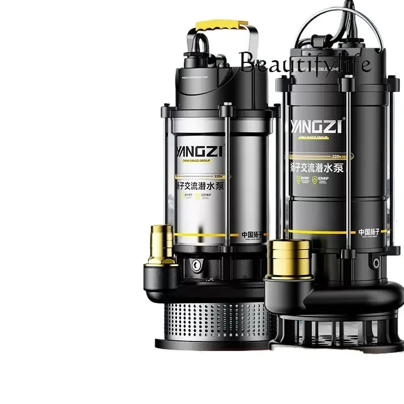 Submersible pump 220v high lift and large flow pumping for household agricultural irrigation wells