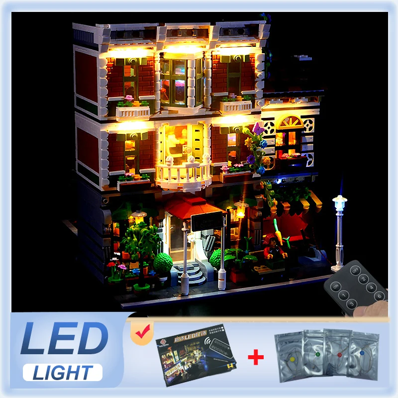 DIY RC LED Light Kit For LEGO 10200 BRICKS & BLOOMS - Modular Garden Centre   (Only LED Light,Without Blocks Model)