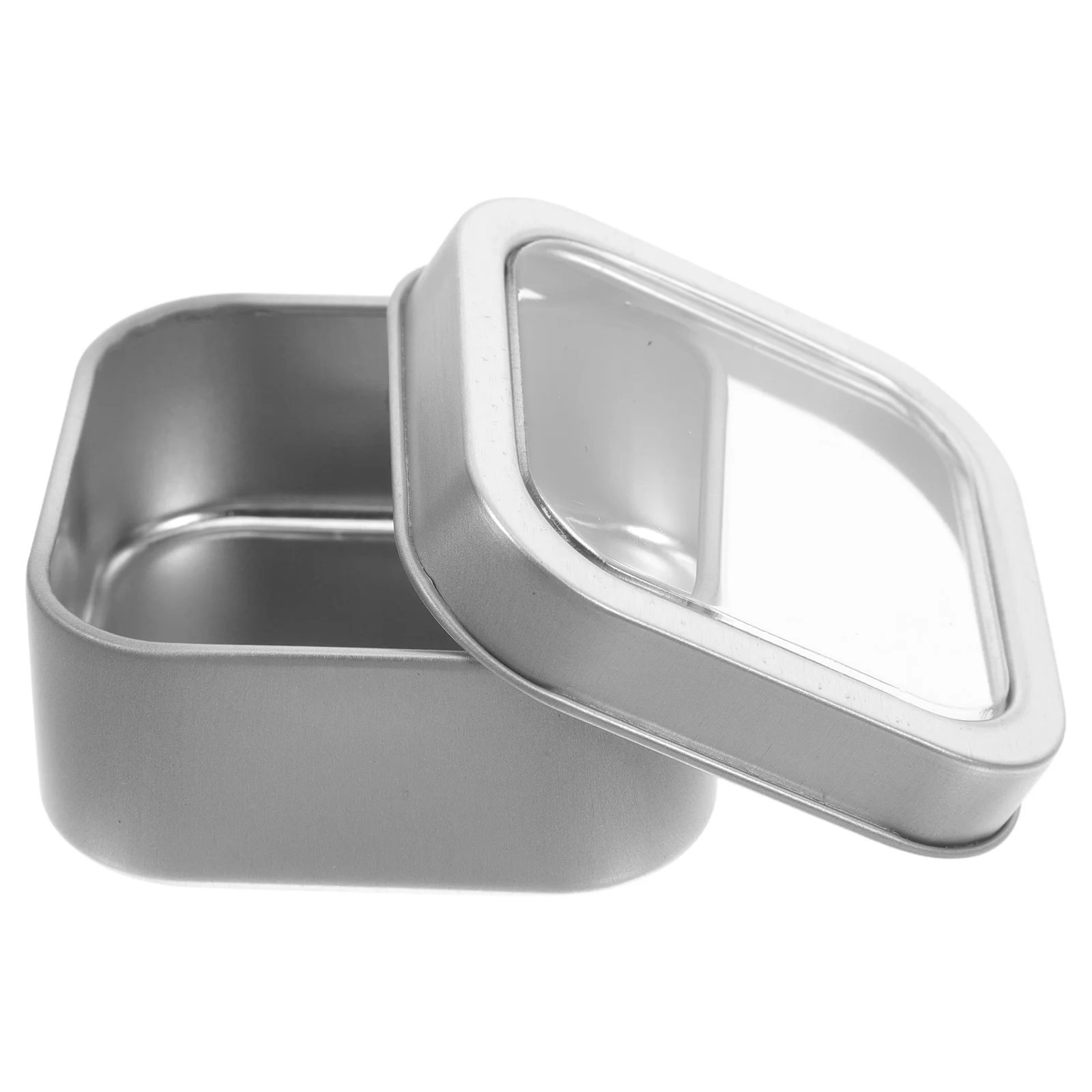 

Empty Square Metal Tins With Lid Portable Jewelry Storage Tin Box Multifunctional Organizers For Rings Necklaces Wedding Party