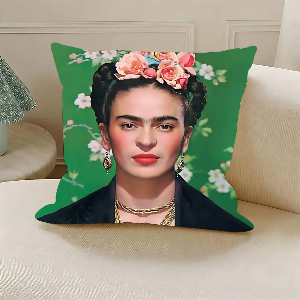 Fashion F-FridaS-S K-Kahlo Pillow Case For Room Sofa Cushion Cover Suitable For Home Bedroom Decoration And Protector