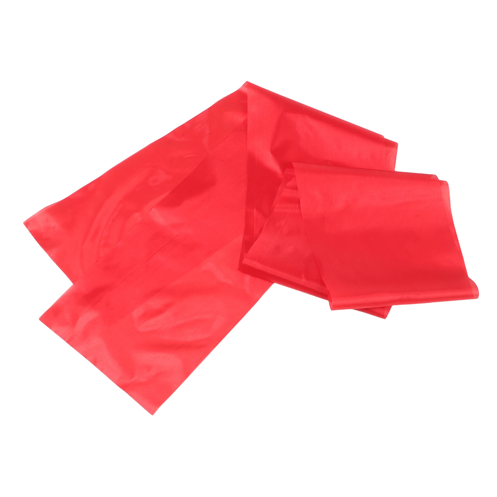 

2 Pcs Ribbon Red Silk with Waist Drum Stick Mallets Percussion Soft Classical Dancing Accessory Dance Ribbons