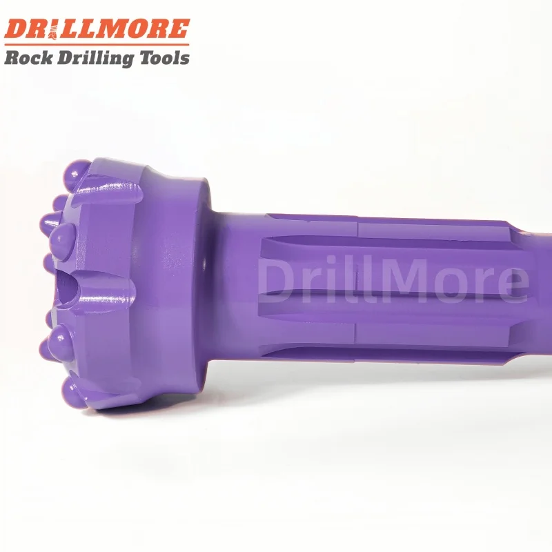 DrillMore DHD 340 DTH Drill Bits Forged Carbon Steel Coal Mining Water Well Construction Quarrying Drilling Tool High Durability
