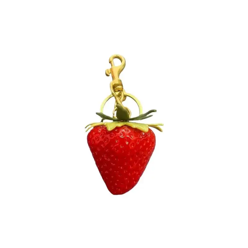 Erdbeer-Schlüsselanhänger Damen-Taschenanhänger Dekoration Cartoon Damen-Taschenanhänger Charm Taschenanhänger Schlüsselanhänger Niedliche Taschenaccessoires Geschenke – Detail 6