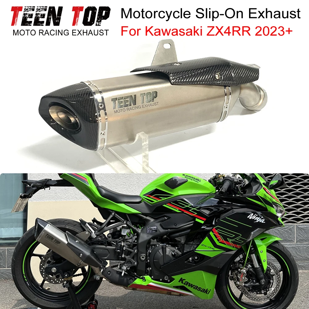 For Kawasaki ZX4RR Full Exhaust System Stainless Steel Motorcycle