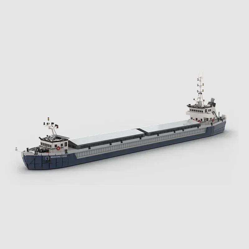 Stadt Boot Modell Moc Bausteine Große Trockene Groß Mavge Technologie Modulare Blöcke Geschenke Weihnachten Spielzeug DIY Sets Montage