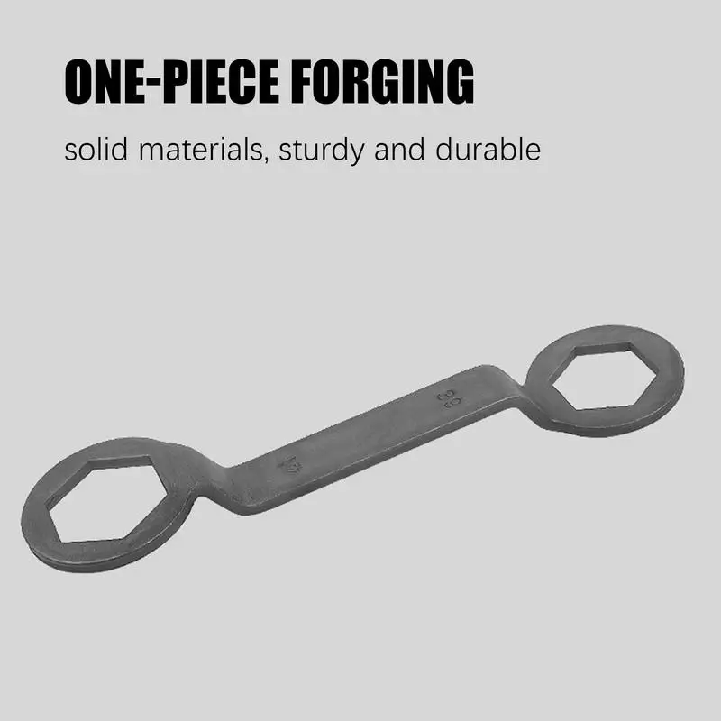 Crank Pulley Wrench Double Headed Steel Hexagonal Clutch Removal Wrench Ergonomic Grip Multifunctional Motorcycle Clutch Tools