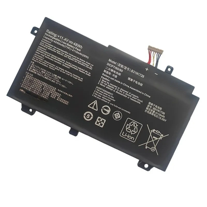 Applicable to ASUS FX80G FX86F/G FX95G/D FX504G FX505G B31N1726 battery