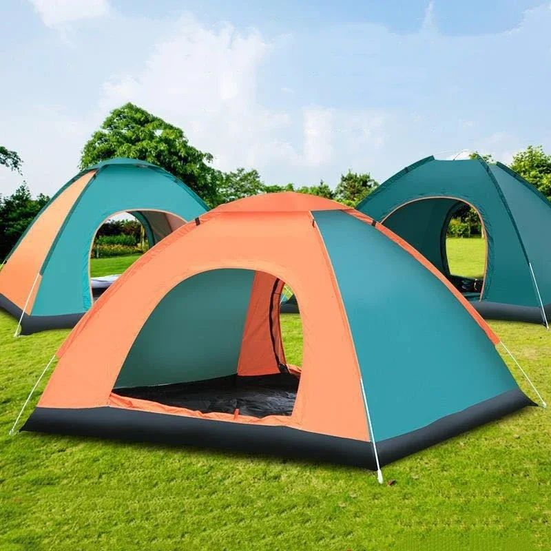 Outdoor Automatic Quick Open Tent Waterproof Tent Camping Family Hiking Llightweight Instant Setup Tourist Camping tent travel