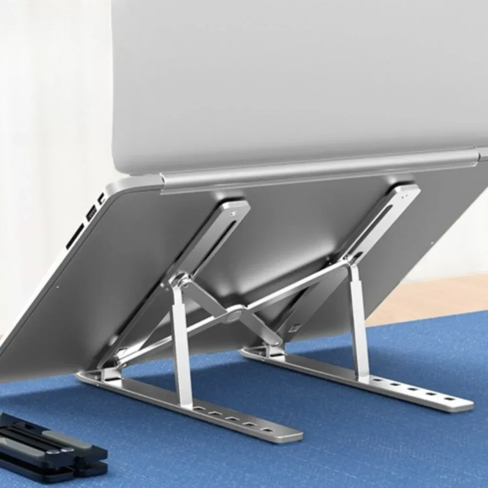 Foldable Laptop Stand Adjustable Portable Notebook Bracket Support Aluminum Holder For Macbook Air Pro Accessories Convenient