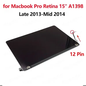 Tela LCD completa original para Macbook Pro, Retina 13 polegadas, 15 polegadas, A1398, A1425, A1502, Montagem de tela LCD, 2012, 2013, 2014, 2015 6 principais vendas tela macbook pro 2015 - №5