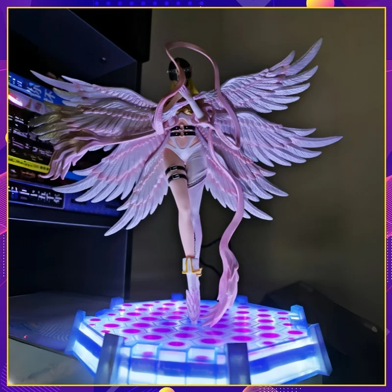 

New 29cm/10.24in Anime Digimon Adventure Figure Angewomon Action Figures Pvc Statue Desktop Ornament Collection Model Toys Gifts