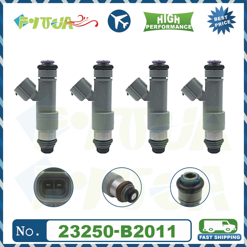 

4pcs Fuel injector 23250-B2011 For Daihatsu MO-VE (L150_, L160_) 02-07 OE