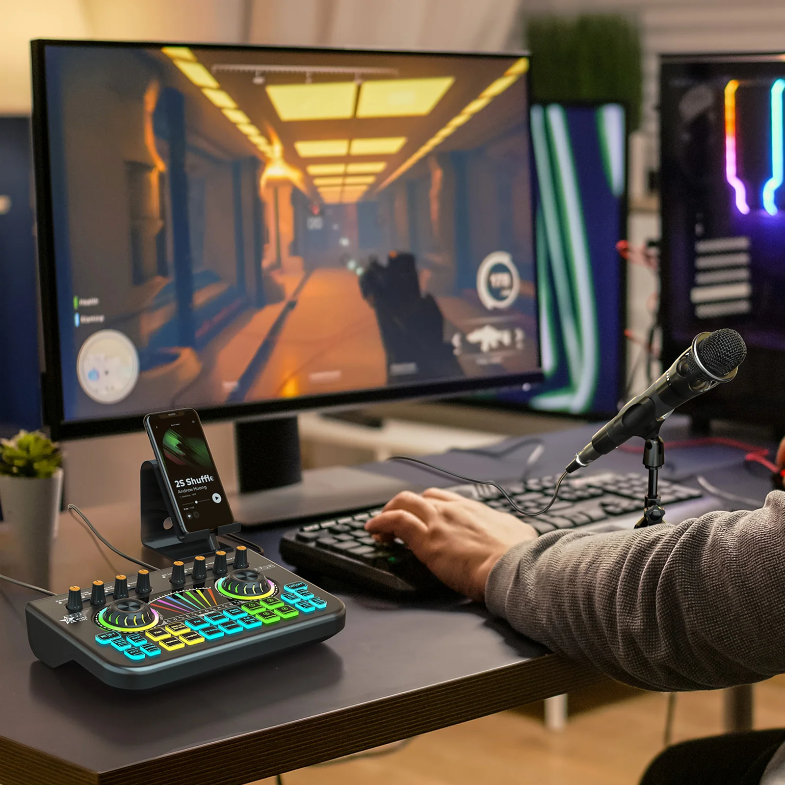 Pc Gaming Kit - Tenlamp X3-E300x2 PC/Telefon Canlı Yayın Şarkı